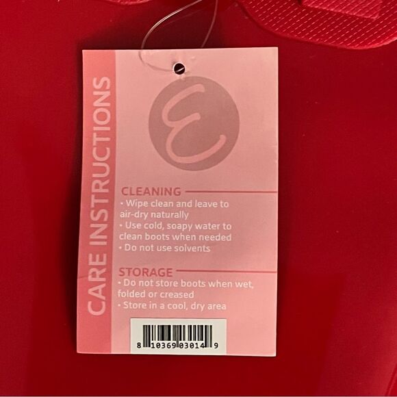 Exotic Identity Original Ref Tall Rain Boots Size 8 Medium New with Tags - Picture 5 of 6